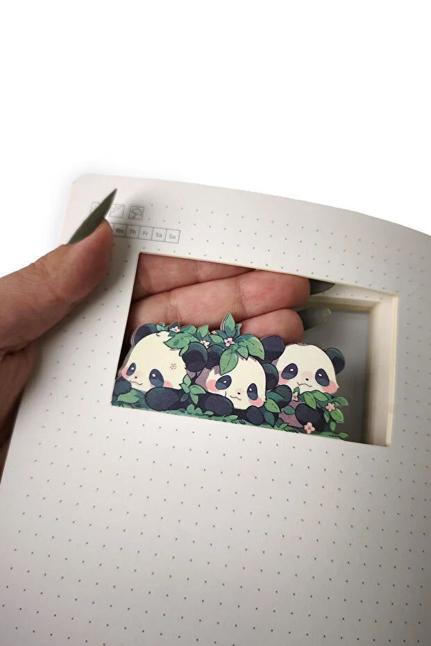 Vagonlife 3D Hi Panda Temalı Defter-4