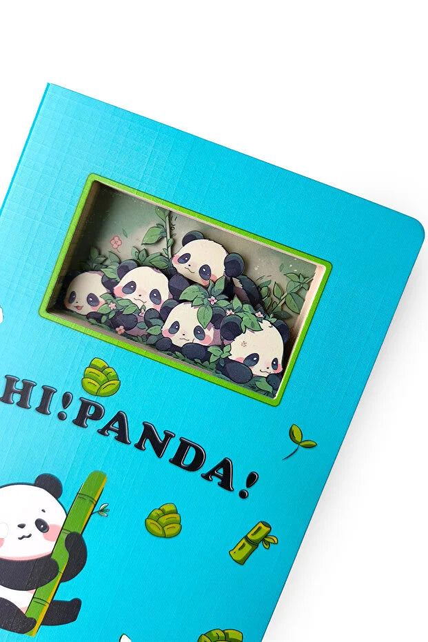 Vagonlife 3D Hi Panda Temalı Defter-3