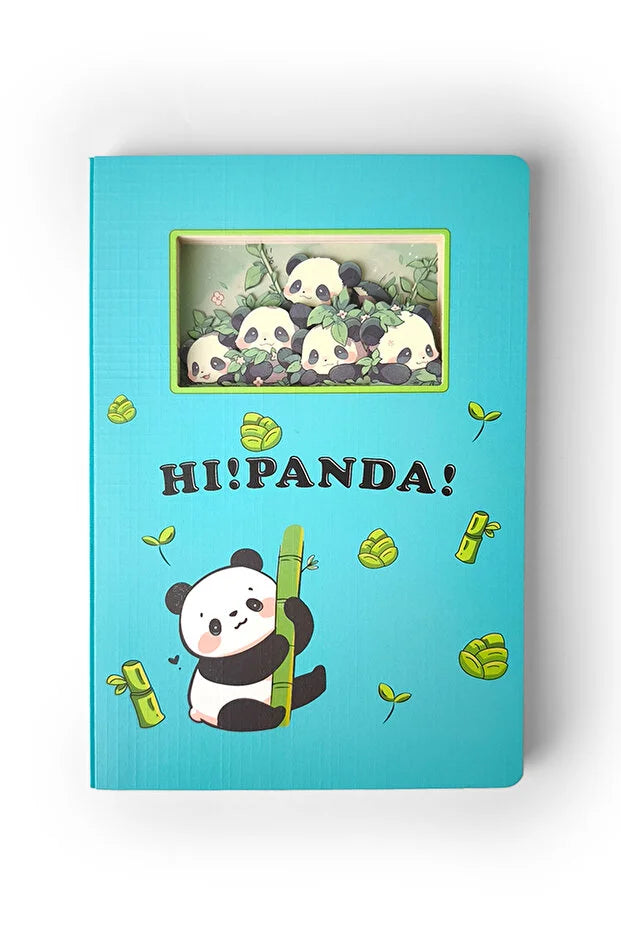 Vagonlife 3D Hi Panda Temalı Defter