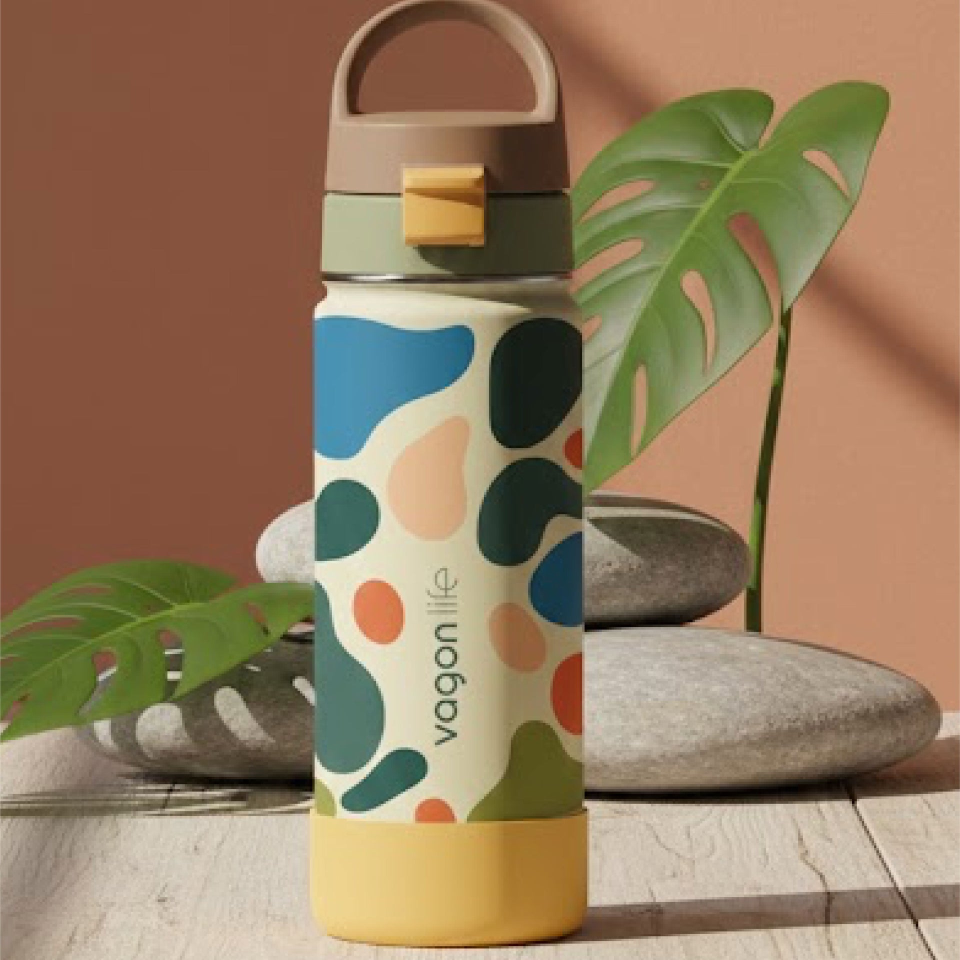 Vagonlife 550 Ml Çelik Termos Bej VGN1109