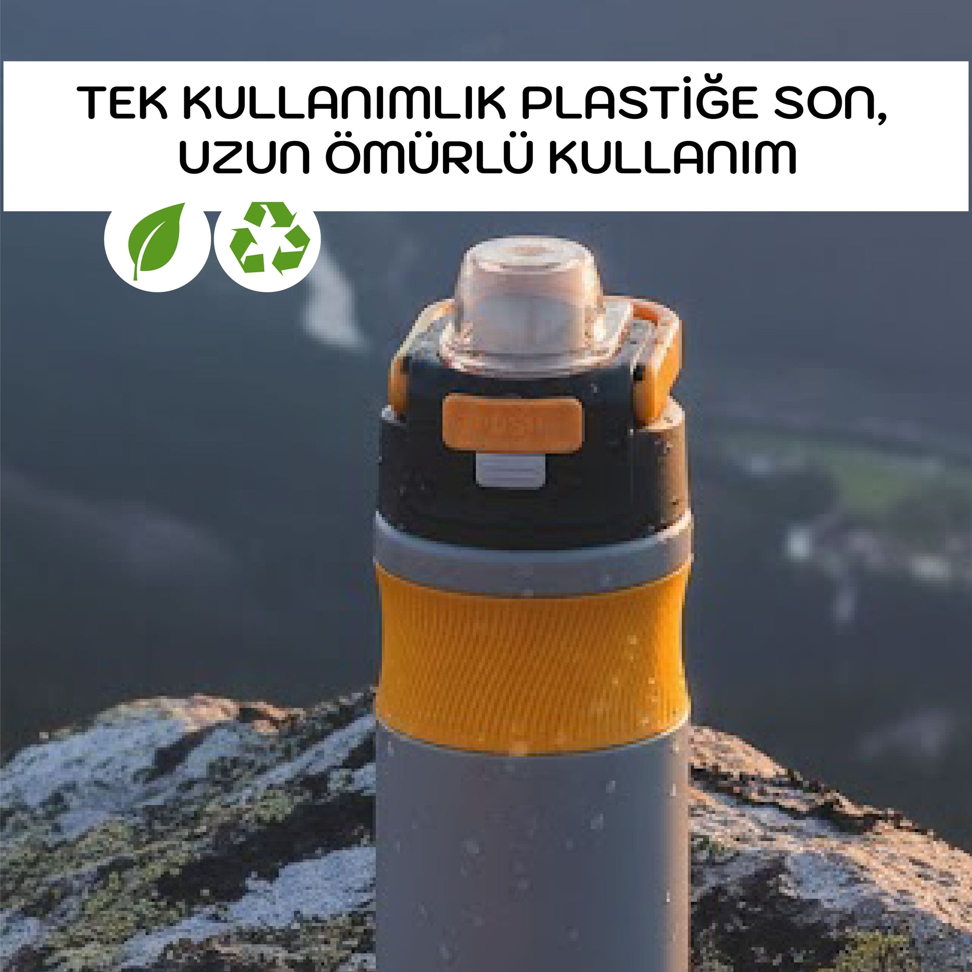 Vagonlife 580 Ml Çelik Matara Gri Vgn033-2