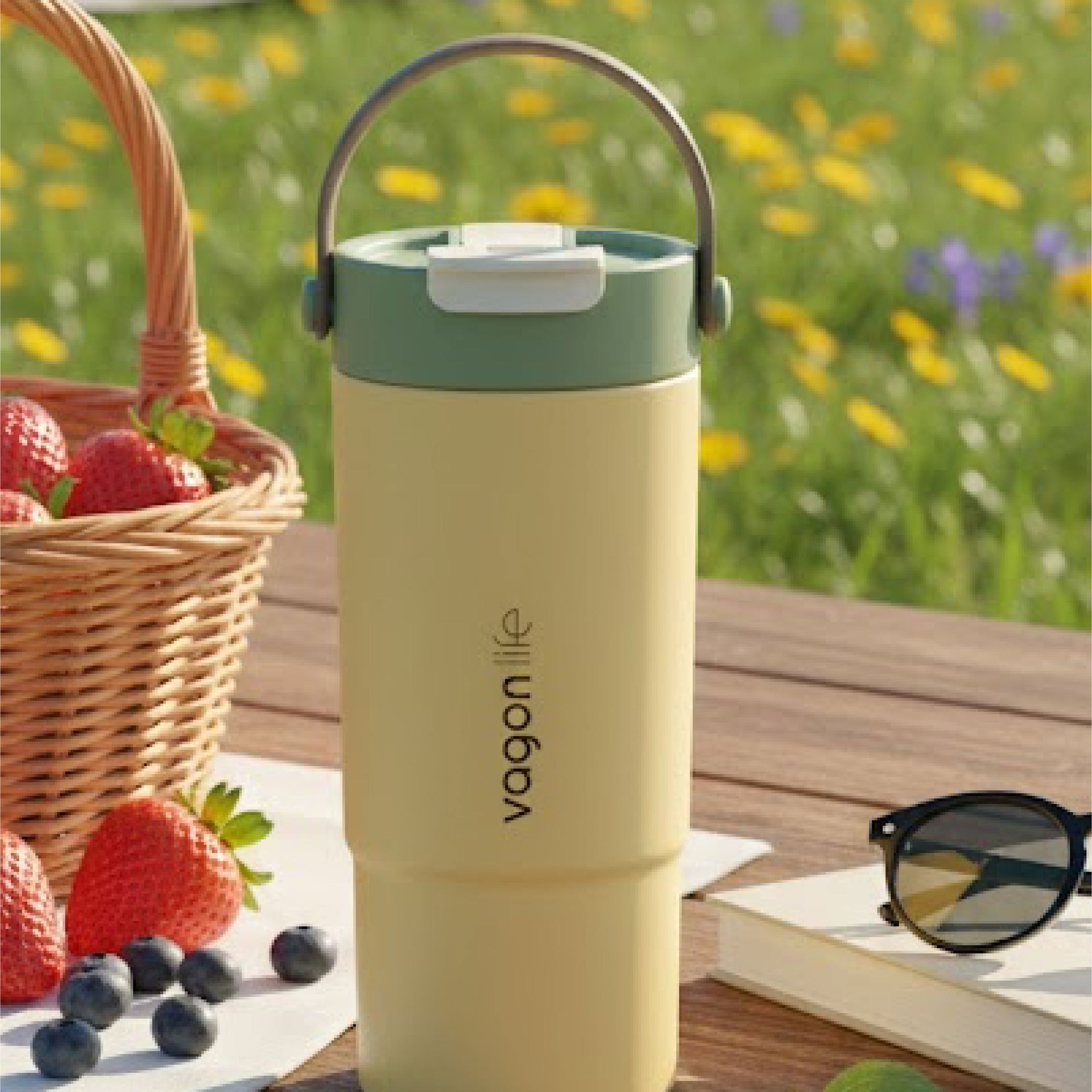 Vagonlife 660 Ml Çelik Termos Sarı VGN1102