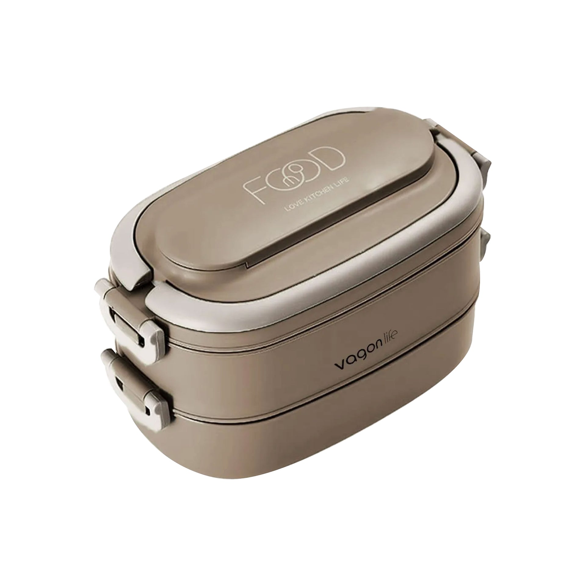 Vagonlife Lunchbox 1140 ML Kahverengi Bl10403-2S