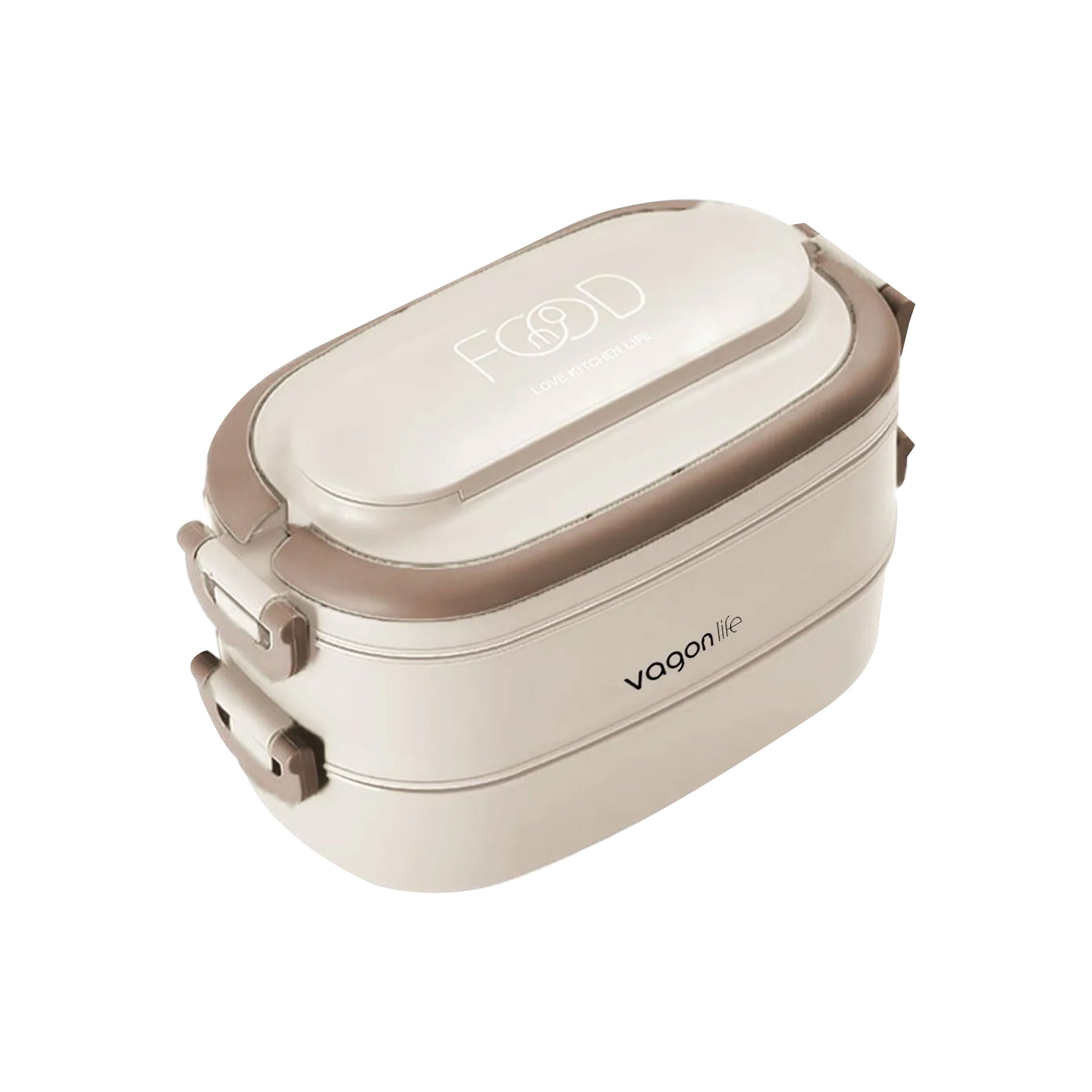 Vagonlife Lunchbox 1140 ML Krem Bl10403-2S