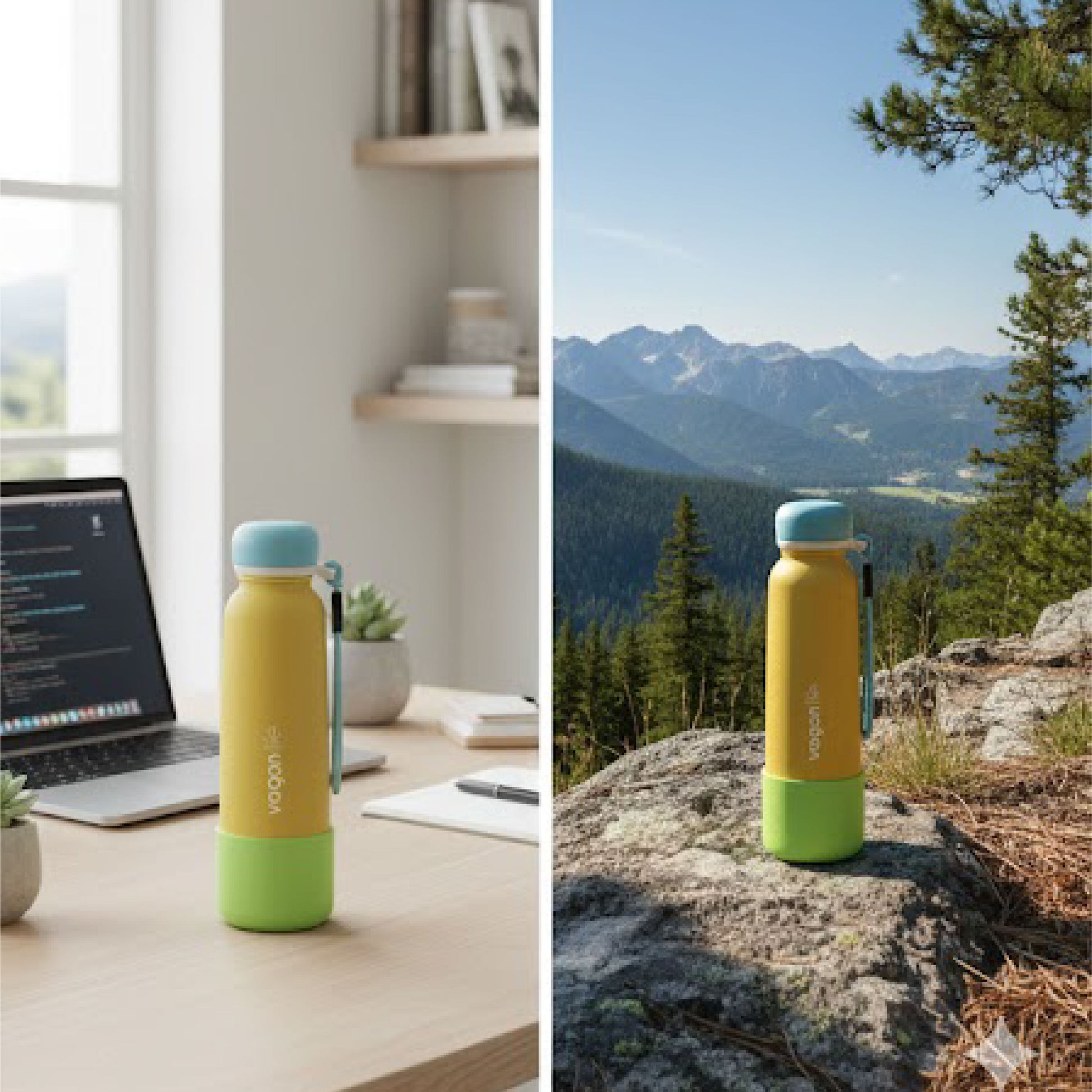 Vagonlife Vgn-1106 750 Ml Çelik Termos Sarı-2