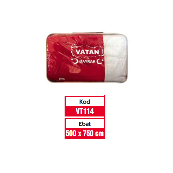Vatan Türk Bayrağı 500x750 Cm-1
