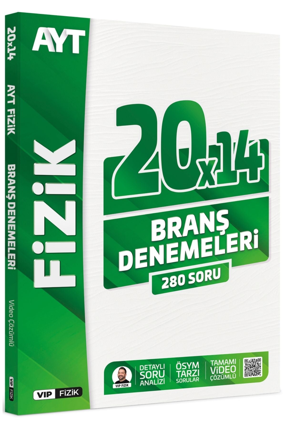 VİP Fizik AYT Fizik Tamamı Video Çözümlü 20 x 14 Branş Denemeleri