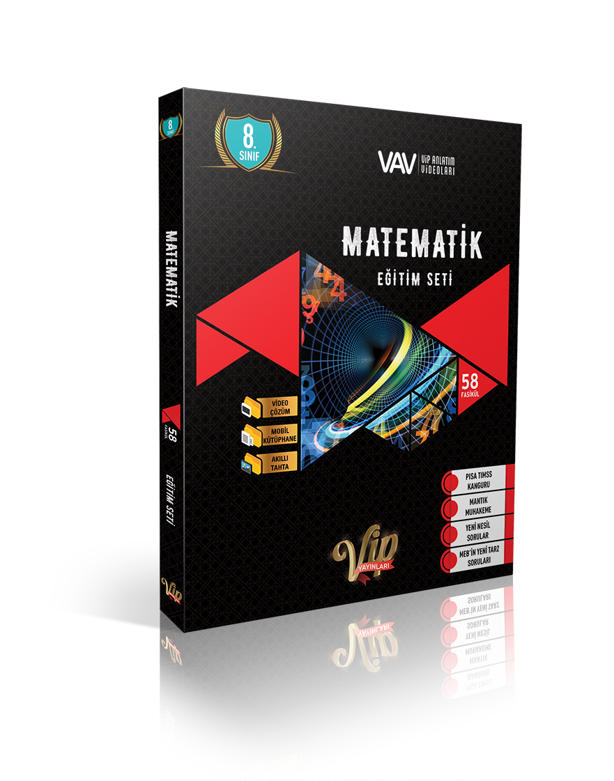 Vip Yayınları 8. Sınıf Matematik Eğitim Seti 8'li 48 Adet-1