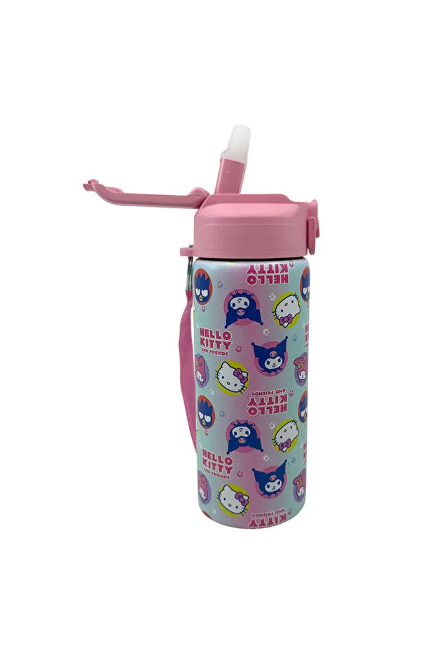 Wiggle Hello Kıtty 600 ml Çelik Matara 3485-1