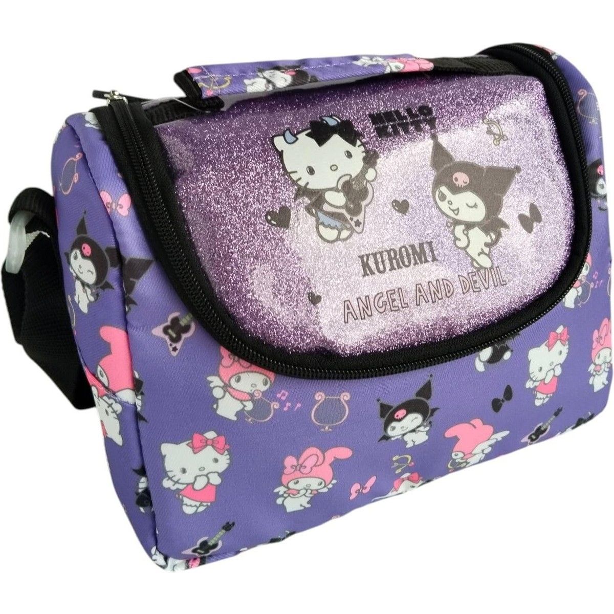 Wiggle Hello Kitty Friends Kuromi Termal Beslenme Çantası Mor 3261-1