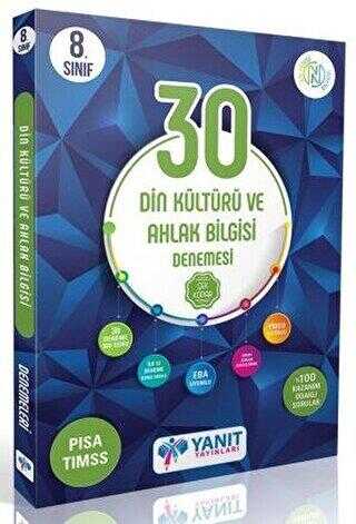 Yanıt Yayınları 8. Sınıf Din Kültürü ve Ahlak Bilgisi Video Çözümlü 30 Deneme