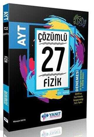 Yanıt Yayınları AYT Çözümlü 27 Fizik Branş Denemesi-1