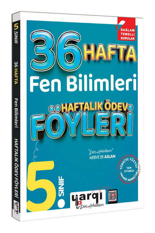 Yargı Ders Arkadaşım 5.Sınıf Fen Bilimleri 36 Haftalık Ödev Föyleri-1