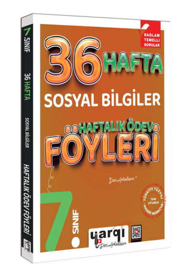 Yargı Ders Arkadaşım 7.Sınıf Sosyal Bilgiler 36 Haftalık Ödev Föyleri-1
