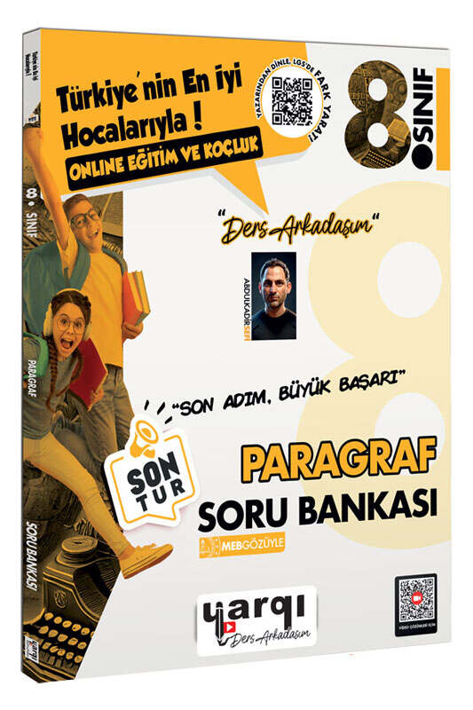 Yargı Ders Arkadaşım 8.Sınıf LGS Paragraf Son Tur Soru Bankası-1