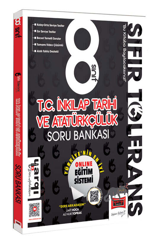 Yargı Ders Arkadaşım 8.Sınıf Sıfır Tolerans T.C. İnkılap Tarihi ve Atatürkçülük Soru Bankası-1