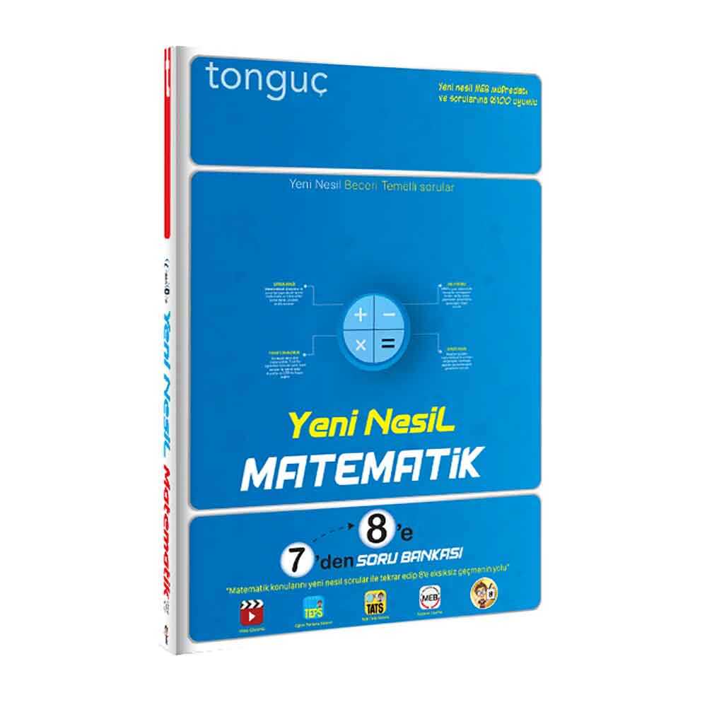 Yeni Nesil Matematik 7'den 8'e Yaz Kitabı Tonguç Akademi-1