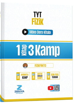 Zeduva Yayınları Fizikfinito TYT Fizik 1 Kitap 3 Kamp Video Ders Kitabı-1