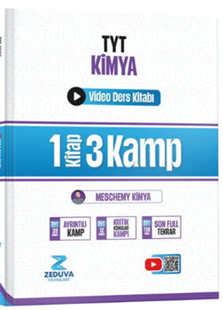 Zeduva Yayınları Meschemy Kimya TYT Kimya 1 Kitap 3 Kamp Video Ders Kitabı-1